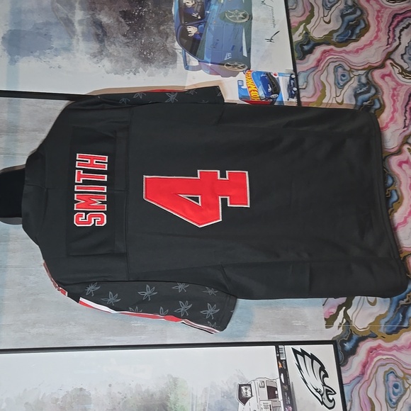 M Ohio State Buckeyes #4 Smith Black Alternate Jersey - Picture 7 of 8